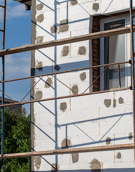 Exterior Facade Applications, Osaka Construction